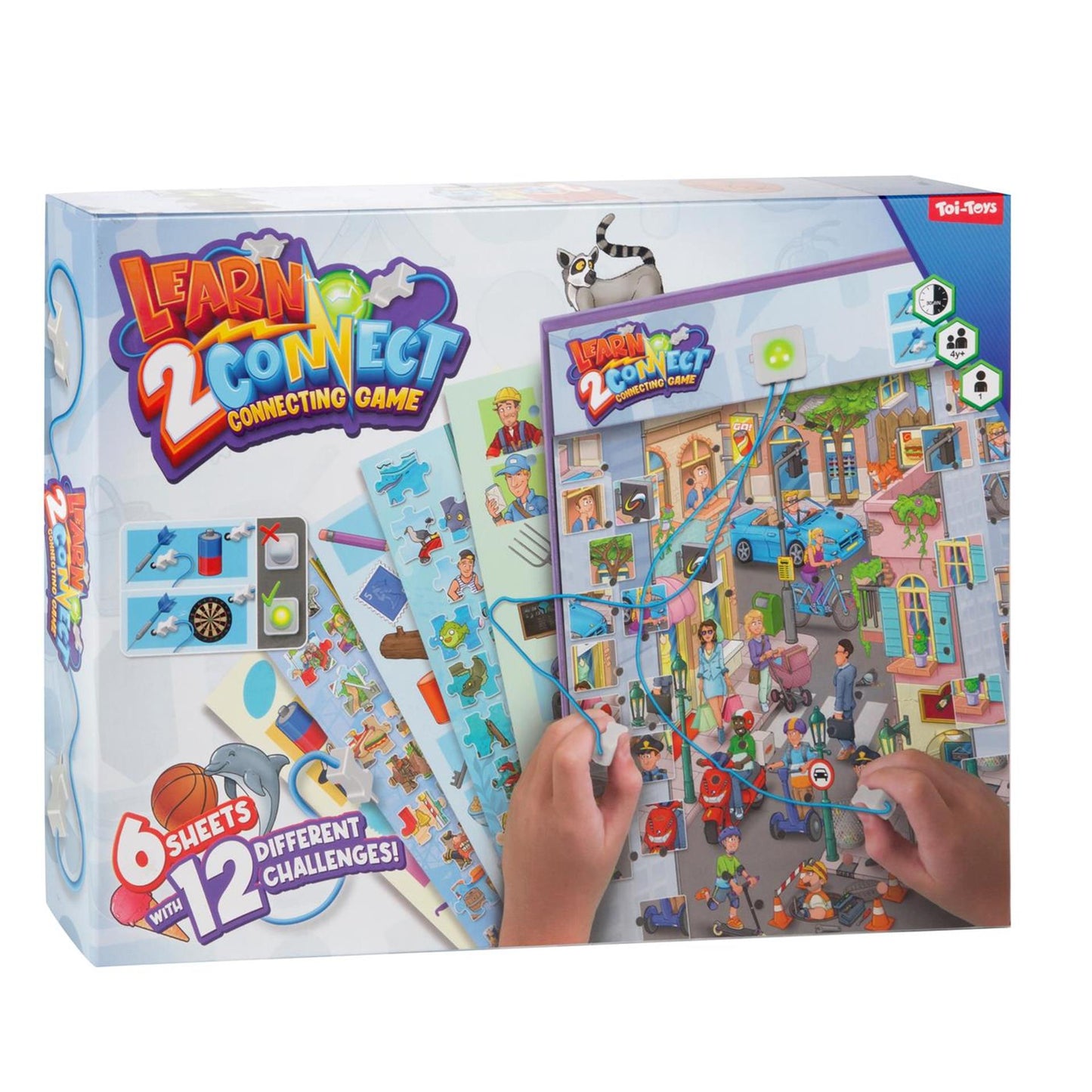 Toi-toys jeux électroniques apprendre 2 connecter connecter, 4-6 ans