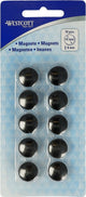 Aimants Westcott - ø 15x8mm - noir - 10 pièces - ac-e10801
