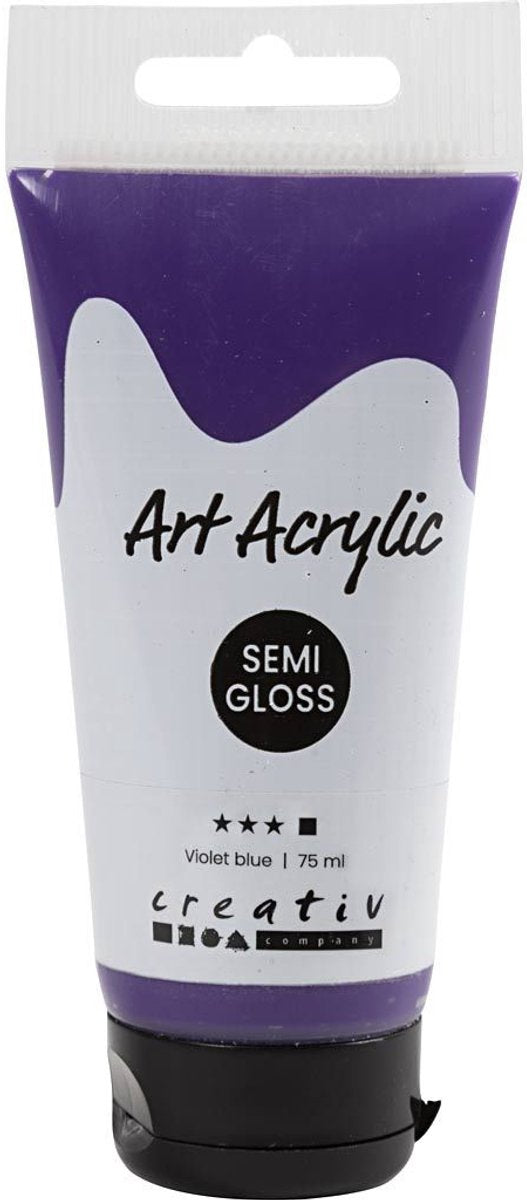 Creativ Company Pigment Art Acrylique Paint Violet, 75 ml