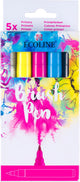 Bruynzeel Ecoline Brush Brush Pen primaire, 5 couleurs