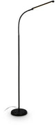 B.k.licht briloner mura – Lampadaire LED – dimmable – 6w – 600lm – commande tactile – lampe de bureau pivotante – noir – lampe de lecture moderne
