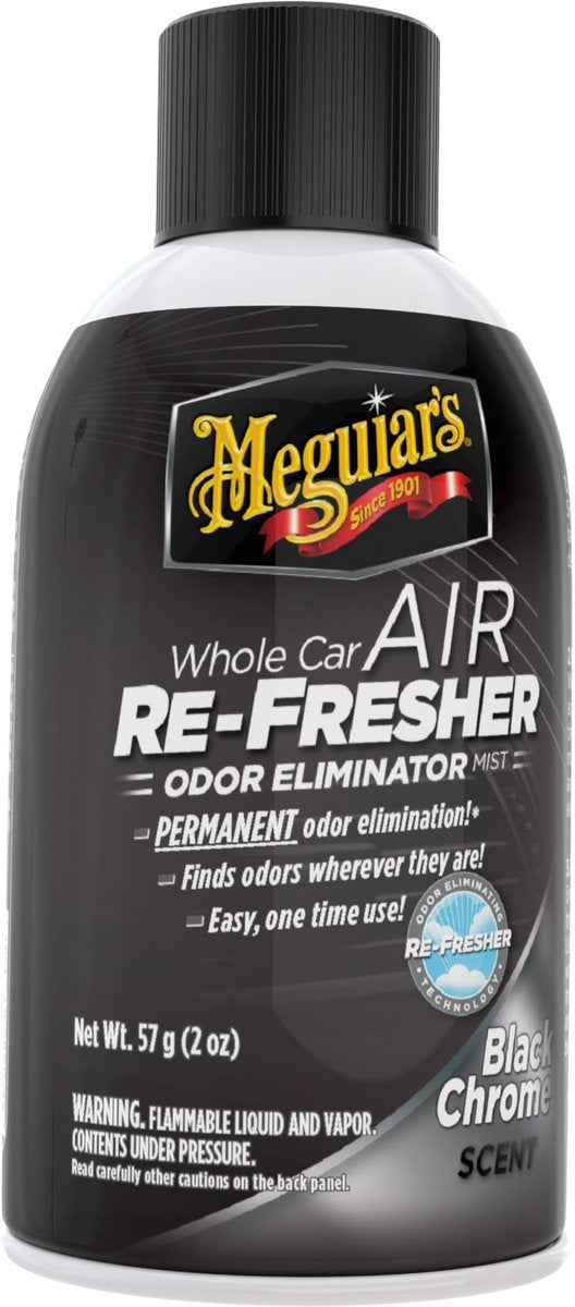 Désodorisant Meguiar's g181302r2eu chrome noir