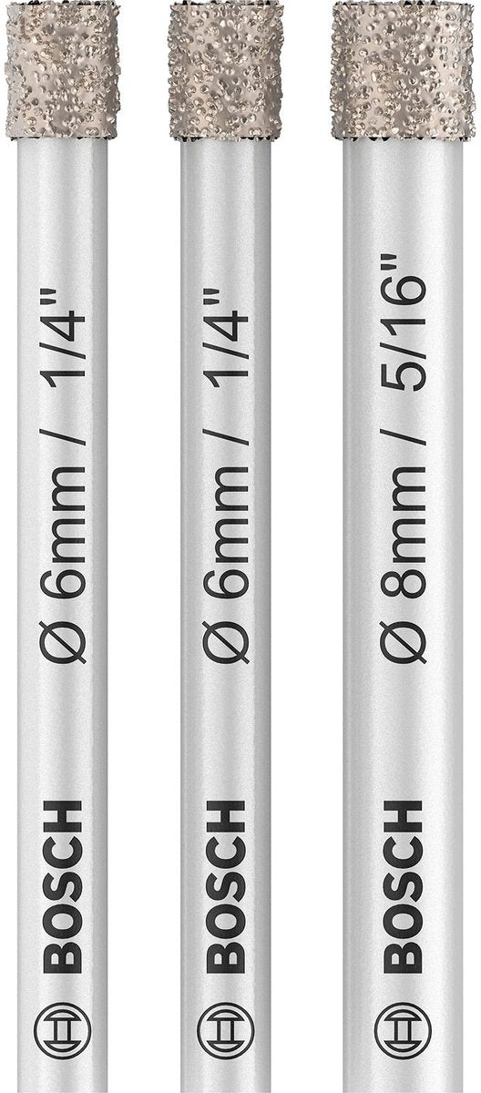 Jeu de 6 forets à sec en céramique Bosch Pro ; 6 ; 8x66 ; 66 ; 66mm - 2607011...