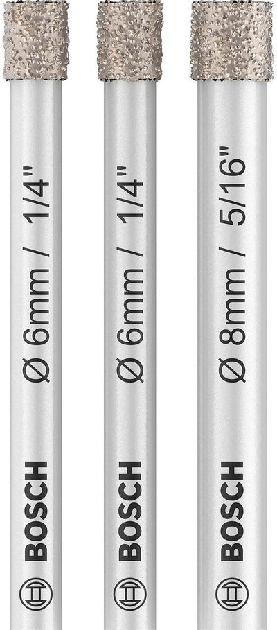 Jeu de 6 forets à sec en céramique Bosch Pro ; 6 ; 8x66 ; 66 ; 66mm - 2607011...