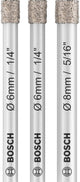 Jeu de 6 forets à sec en céramique Bosch Pro ; 6 ; 8x66 ; 66 ; 66mm - 2607011...