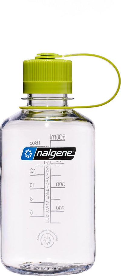 Nalgene - bouteille à col étroit - gourde - bouteille d'eau - étanche - 500 ml - sans bpa - sustain -clear