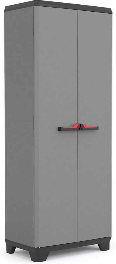 Keter stilo armoire haute - 3 étagères - 68x39x173 cm - gris foncé noir