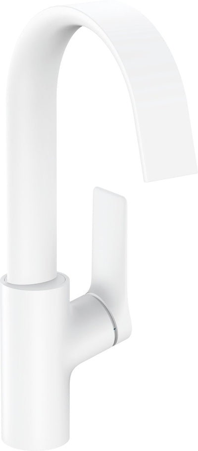 Hansgrohe vivenis - mitigeur de lavabo - commande monocommande - sans vidage - taille 210 mm - bec pivotant - blanc mat