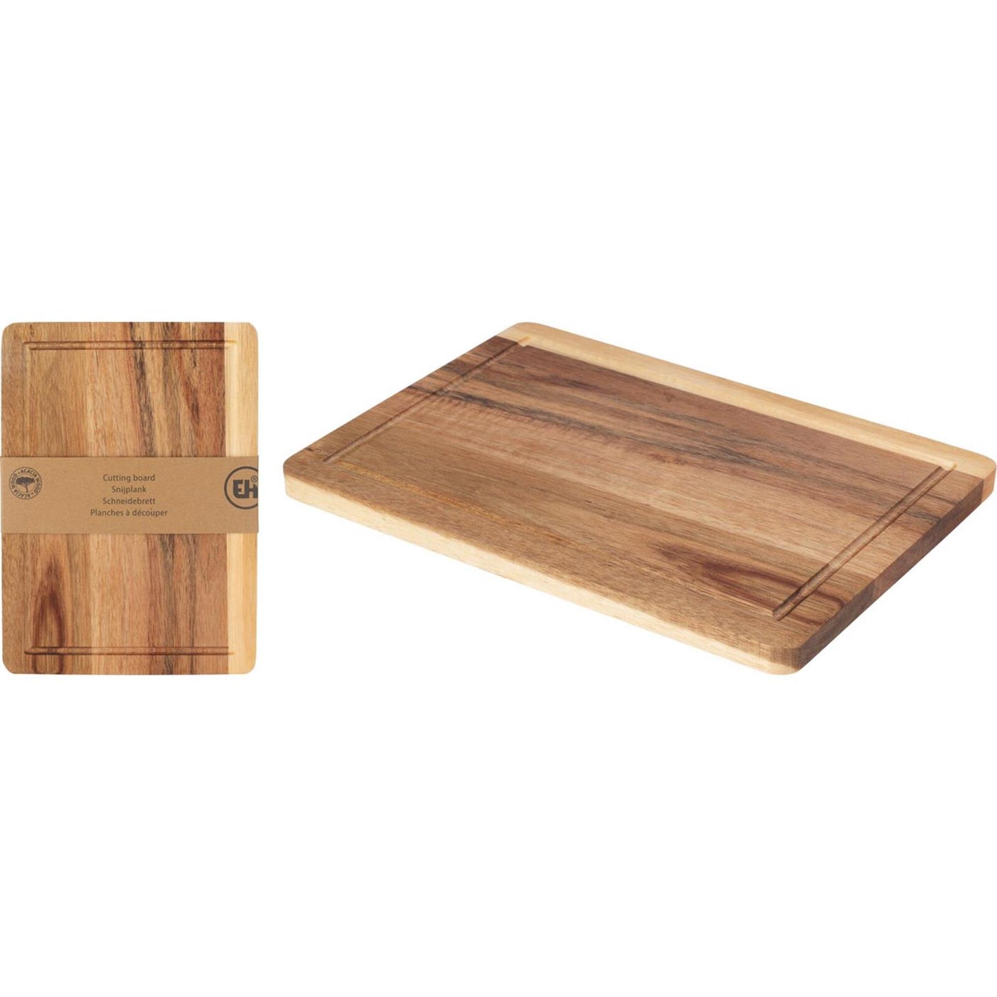 Planche à découper en acacia Excelent houseware 28,2x20 cm
