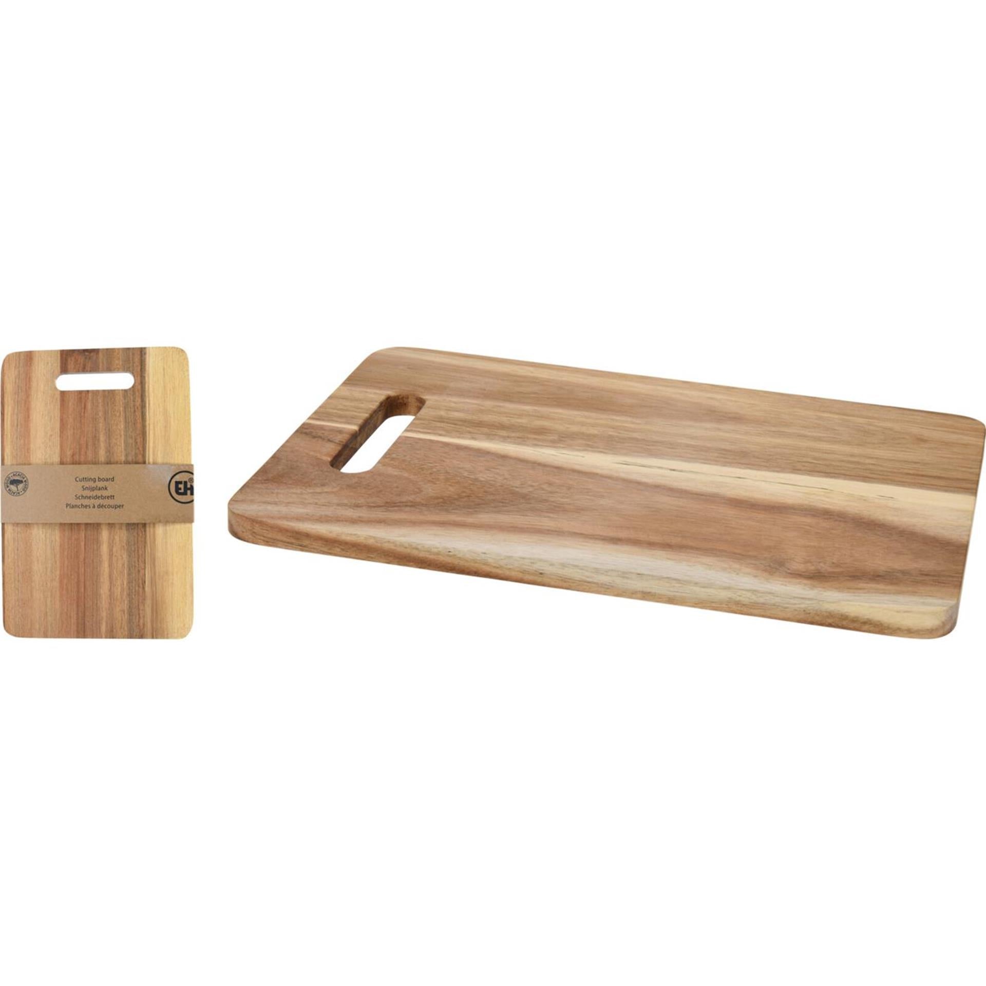 Planche à découper en acacia pour ustensiles de cuisine Excelent 30x20cm