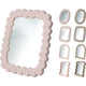 Verre miroir de style maison avec pp 22x17x3cm