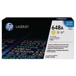 Cartouche de toner hp cb262a no. 648a jaune