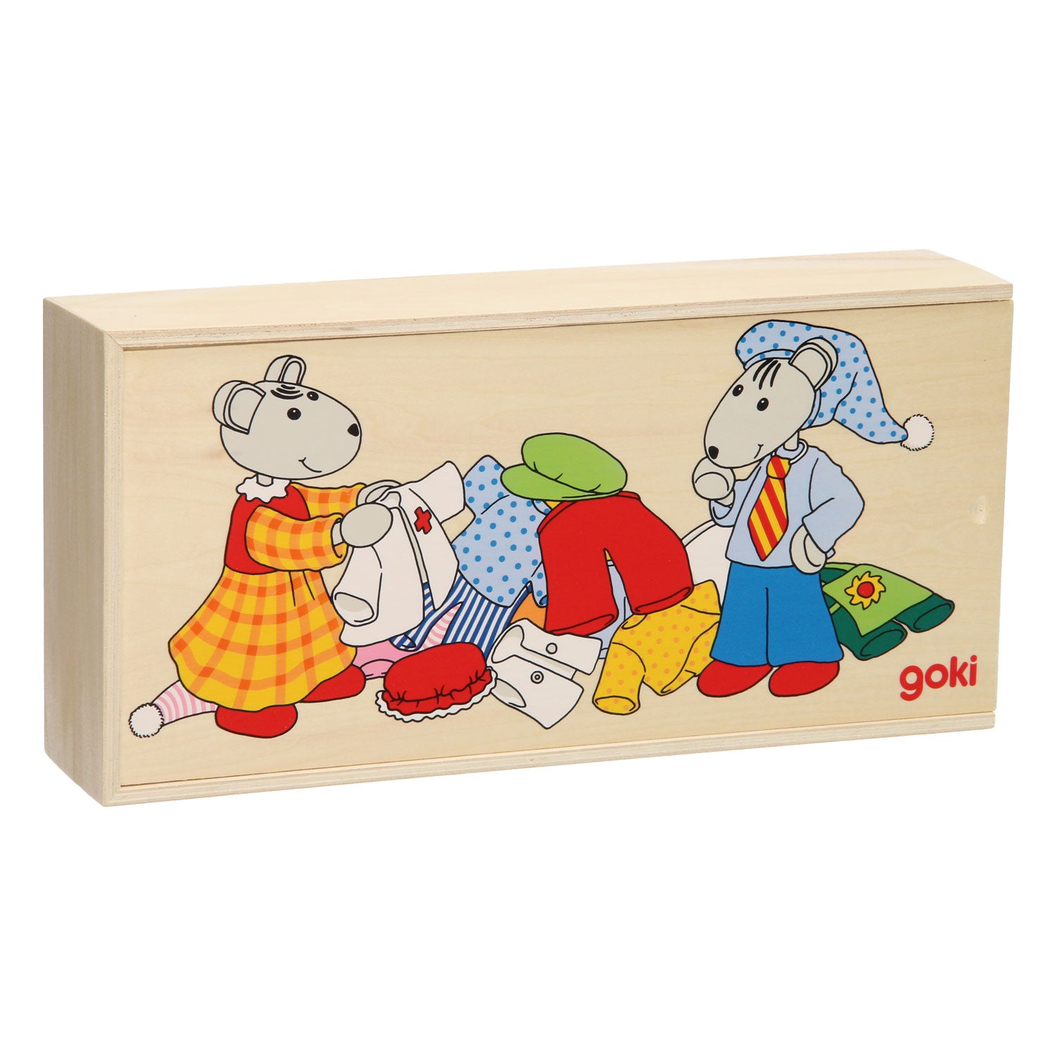Goki Mouse Dolls + Vêtements