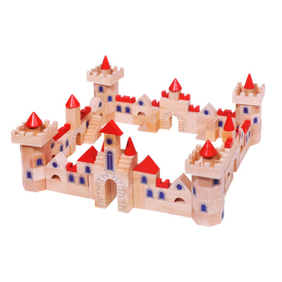 Goki Wooden Buildat Blocs Castle, 145dlg.