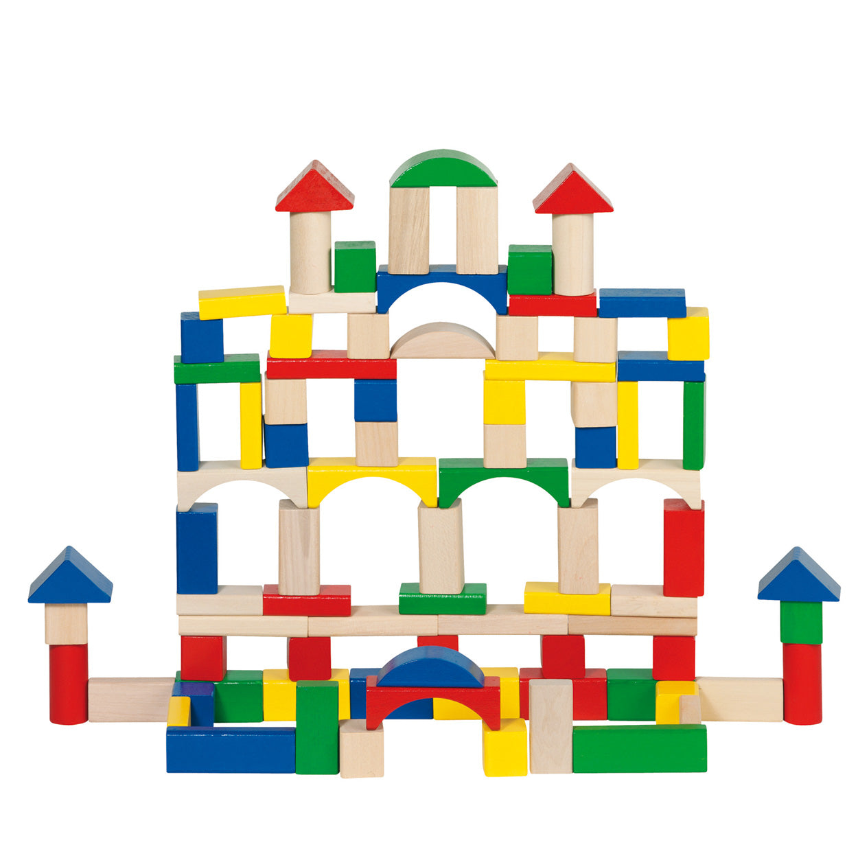 Goki Blocy Blocs en couleur en couleur, 100dlg.