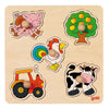 Goki Wooden Nick Puzzle Farm