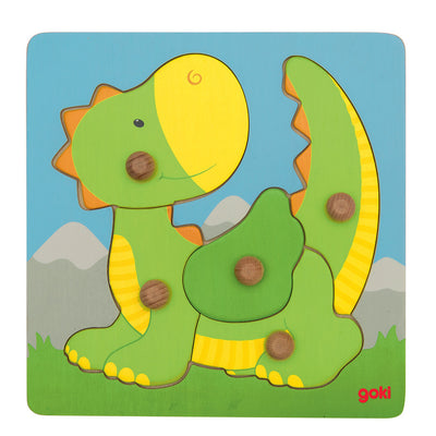 Goki Wooden Stud Puzzle Dragon, 5e.