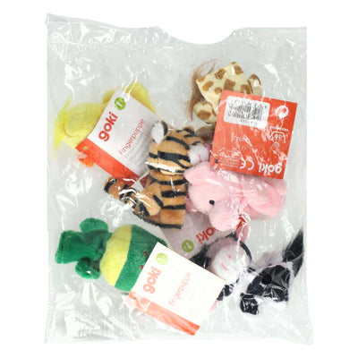 Goki Animal Fingerpop en peluche, 6e.
