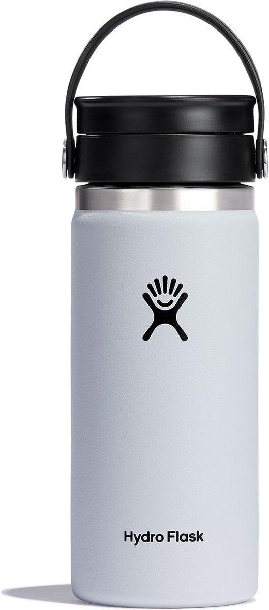 Tasse à café avec couvercle flexible large Hydro Flask (473 ml) - blanc