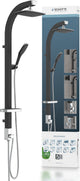 Schütte schütte rain douche de pluie set madagascar noire chrome