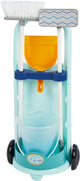 Ecoiffier Cleaning Trolley Blue, 5dlg.