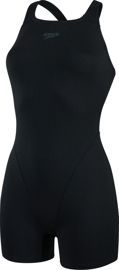 Maillot de bain de sport femme Speedo eco+ legsuit - noir