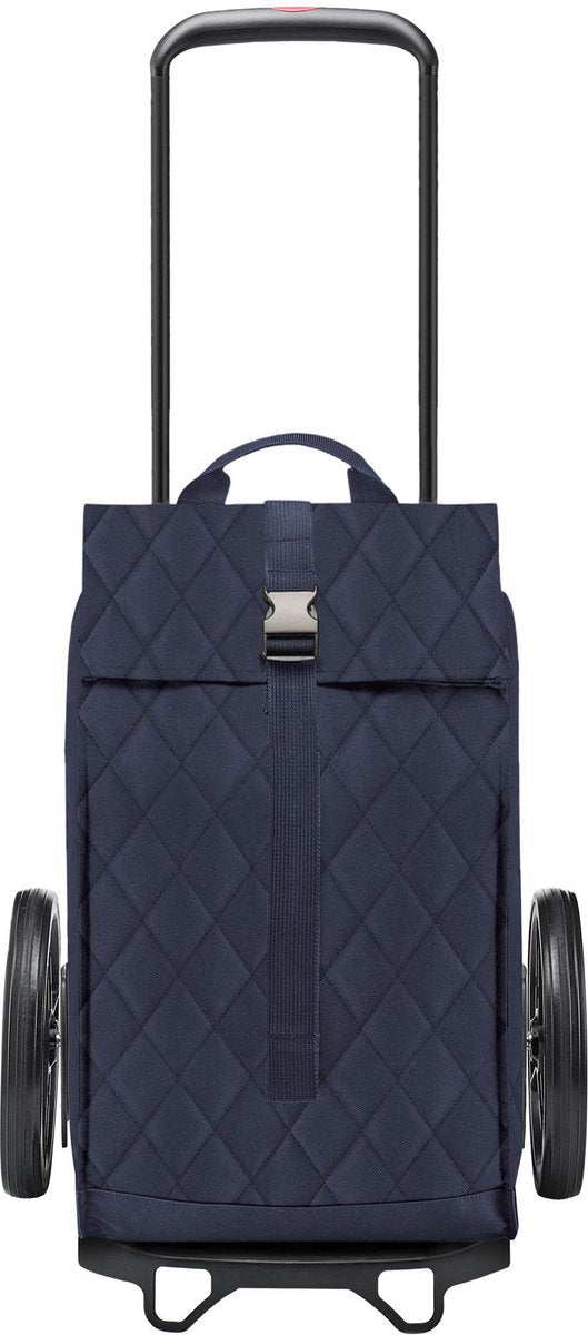 Chariot de courses Reisenthel city cruiser rhombus - 40l - losange bleu or minuit