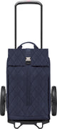 Chariot de courses Reisenthel city cruiser rhombus - 40l - losange bleu or minuit