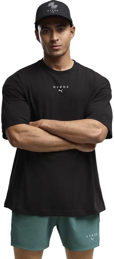Puma x hyrox lifestyle t-shirt manches courtes noir l homme