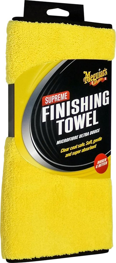 Meguiar's Meguiar's Supreme Chiffon de séchage 50x30 cm - Chiffon de séchage en microfibre pour voiture - Très absorbant - Chiffon de détail pour voiture