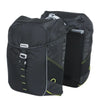 Basil Double Bicycle Bag Miles 34 litres 13 x 26 x 35 cm (2x) Lime noire