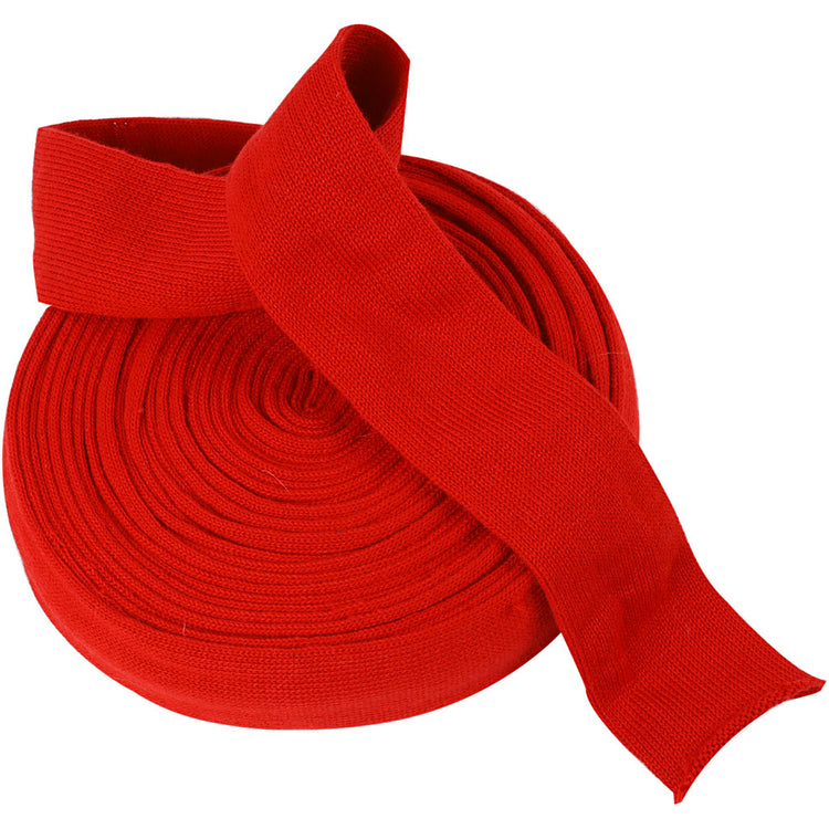 Tube tricoté circulaire Creativ company, l: 60 mm, rouge de Noël, 10 m 1 rouleau