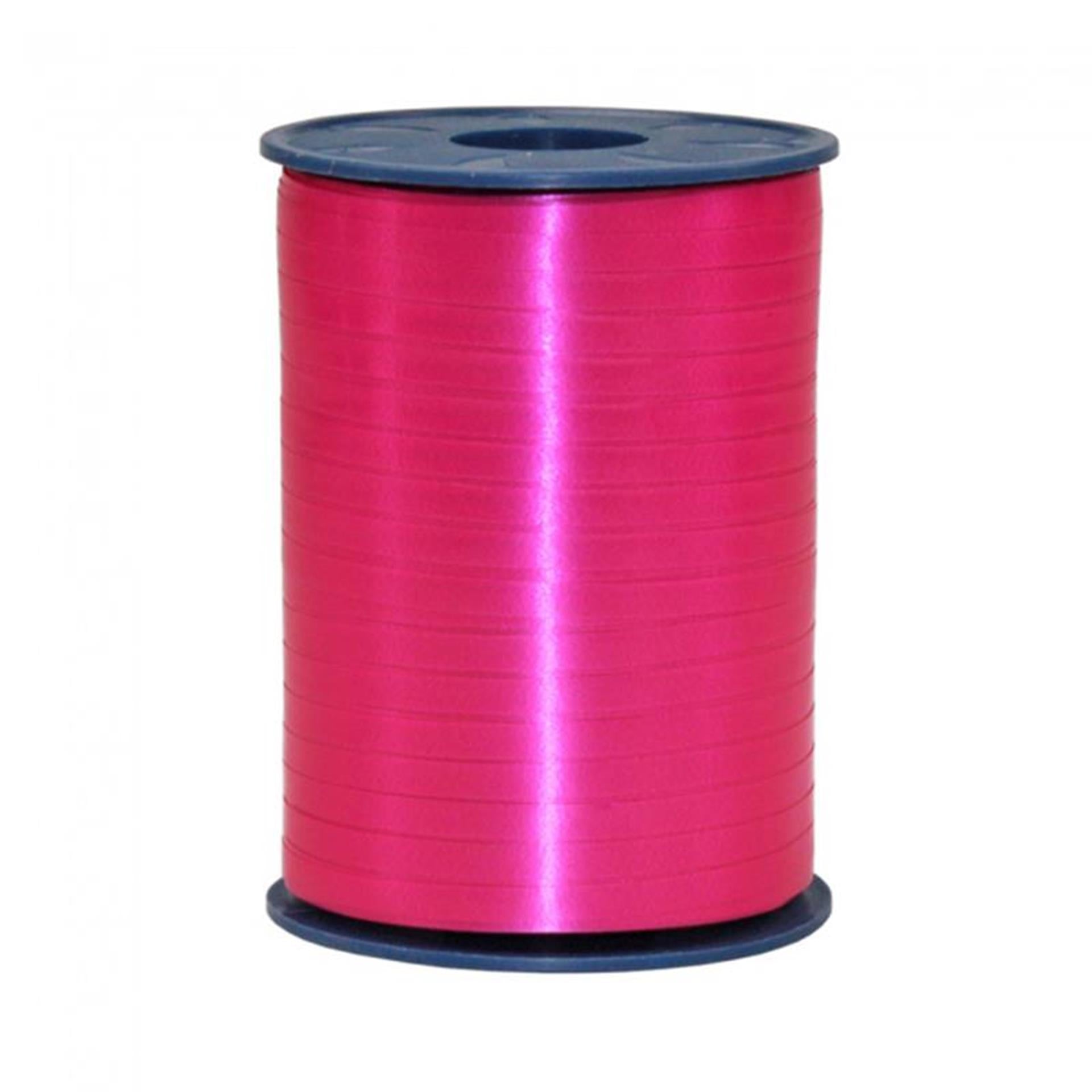 Ruban à friser Globos 500mx5mm rose vif