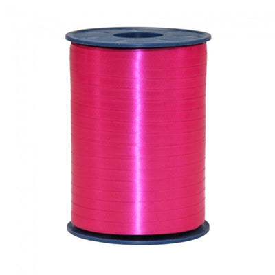 Ruban à friser Globos 500mx5mm rose vif