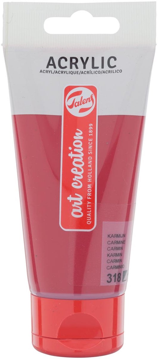 TALENS ART Création Tube de peinture acrylique 75 ml Karmijn 318