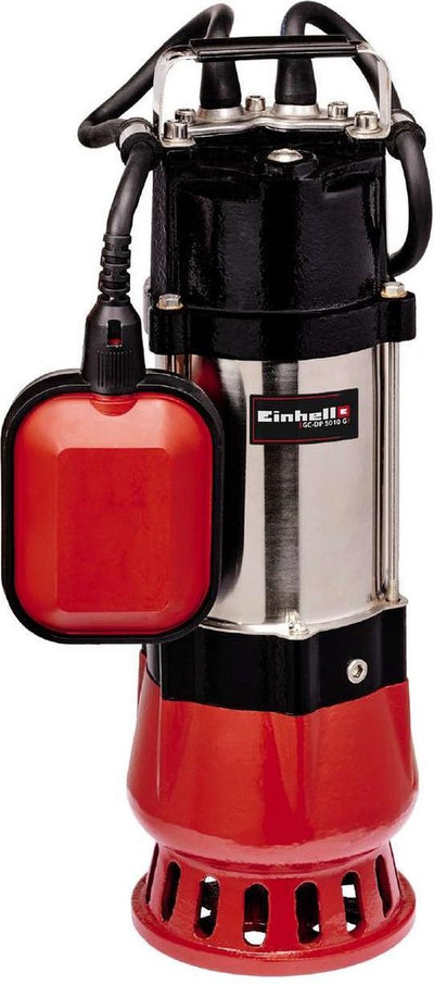 Pompe à eau sale électrique Einhell GC-DP 5010 g - 500 W - 12000 l h - saleté jusqu'à ø10 mm - interrupteur à flotteur réglable en continu - incl. raccord de tuyau universel