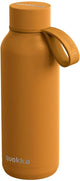 Quokka, bouteille isotherme 510ml collection solide avec bande, jaune