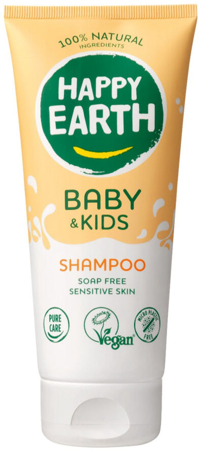 Shampoing 100% naturel Happy Earth Baby Kids - 200 ml