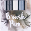 Bruynzeel – ensemble de stylos pinceaux ecoline, ombre, 5 couleurs
