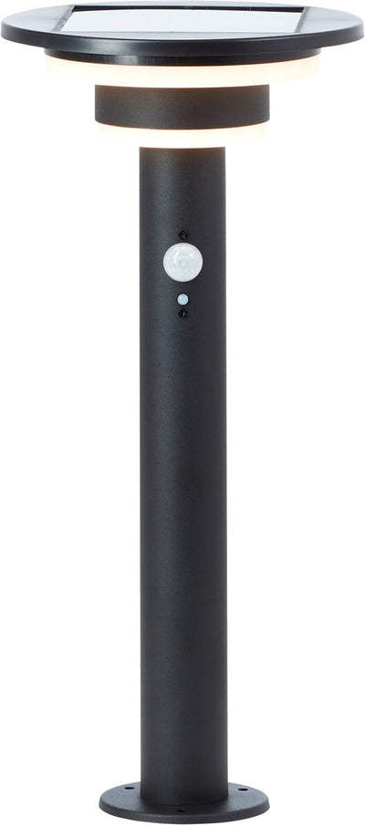 Brilliant garvina - lampe sur pied d'extérieur - hauteur 45 cm - led 3w - solaire - 430 lm - 3000k - ip44 - noir