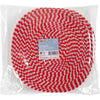 Creativ company tube tricoté circulaire, l: 30 mm, Noël rouge gris, 10 m 1 rouleau