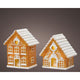 Decoris statue maison pain d'épices avec LED 8,3cm