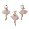 Decoris Pendentif de Noël souris polyester 9x4x19,5cm