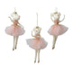 Decoris Pendentif de Noël souris polyester 9x4x19,5cm
