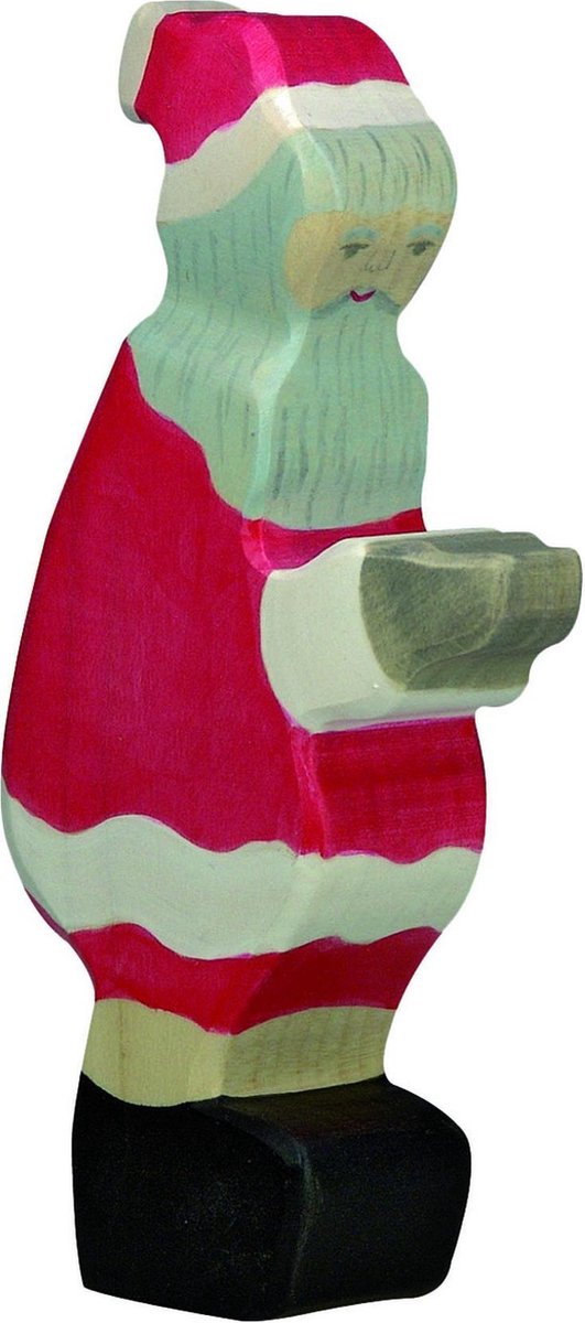 Holztiger Christmas - Père Noël - 9x2x16cm - figurine en bois - fait main