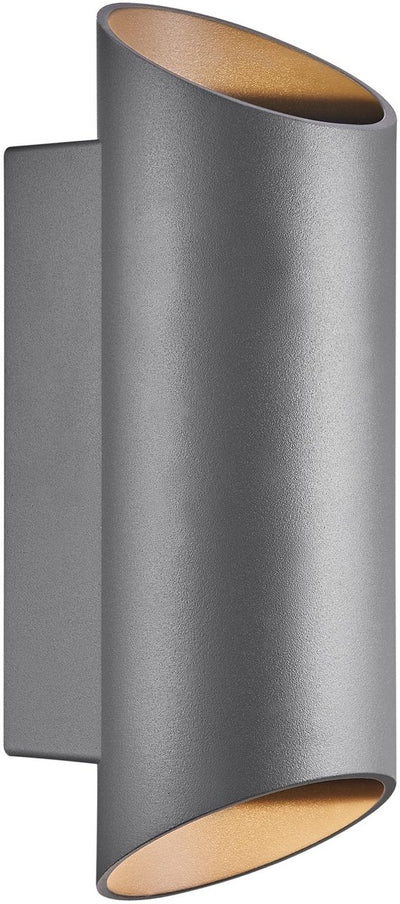 Nordlux applique nico ronde 2x gu10 anthracite ip54 - 4800918