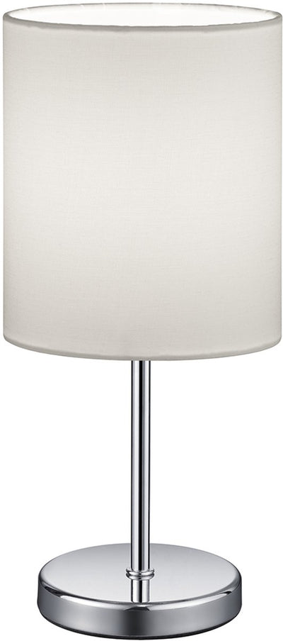 Rl live your light reality jerry - lampe de table - chrome - excl. 1x e14 4,9 w - interrupteur à cordon