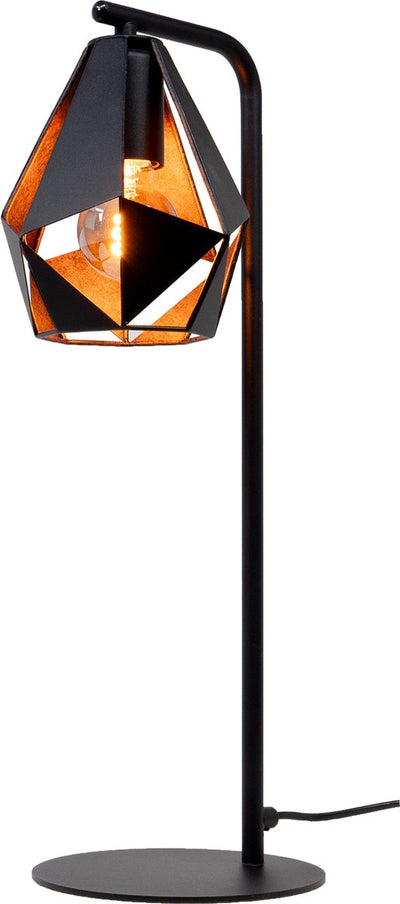 Lampe de table Eglo Carlton 4 - e27 - 50,5 cm - cuivre noir