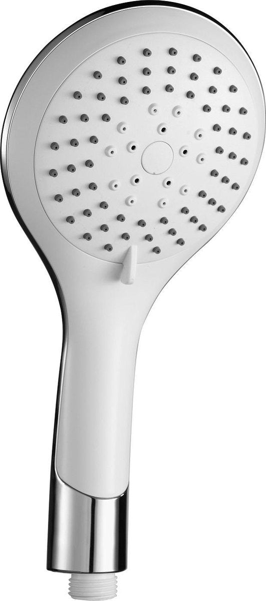 Douchette à main Schütte broadway - pomme de douche ø 12 cm - 5 positions - chrome blanc