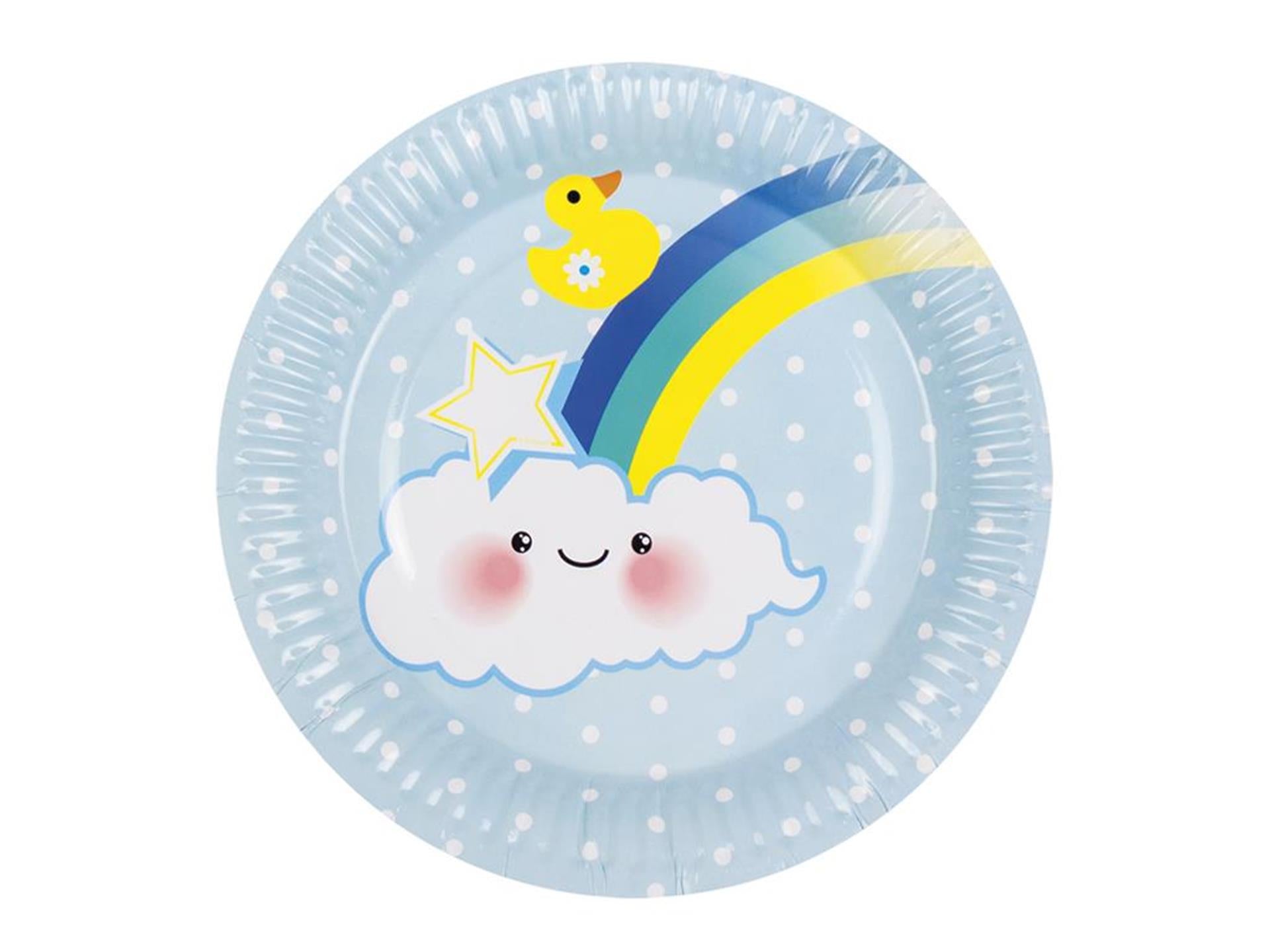 Boland assiettes en papier bébé garçon 6 pièces